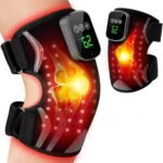 Red Light Therapy Knee Brace with Massage, 3 Vibration Knee Massager with 660nm 850nm Infrared Red Light, 5000mAh Cordless Electric Heated Knee Wrap for Knee Joint Elbow, Gift for Men Women - Image 2