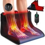 Red Light Therapy for Feet, 180 LEDs Full Coverage Near Infrared Light Therapy Boot with 3 Modes, 10-90 Min Timer, Leather Feet Wrap for Heel, Sole, Plantar Joint Muscle Recovery. - Image 2