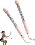 Ropeless Battle Ropes- Adjustable Portable Low-Impact Workout Equipment for Home Gym, Fitness Equipment for HIIT, Cardio & Muscle Training, Fat Burning for Men, Women & Fitness Enthusiasts (Pink) - Image 2