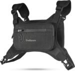 Running Chest Pack, Reflective Vest, Water Repellent, Phone Holder, Workout Bag for Runners, Cycling, Biking, EDC Pouch, Jogging Carrier, Hidden Pocket, Men & Women, Lightweight - Image 2