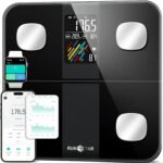 Runstar Smart Scale for Body Weight and Fat Percentage, High Accuracy Digital Bathroom Scale with Large Display for BMI Heart Rate 15 Body Composition Analyzer Sync with Fitness App 400lb - Image 2