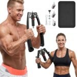 SAKER Twister Arm Trainer, Adjustable Hydraulic Home Gym Equipment for Strength Training, 22-440Lbs Chest Expander with Ab Roller Wheel, Workout Equipment for Men & Women, Arms Chest Core - Image 2