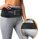 Sacroiliac Hip Belt for Women and Men That Alleviates Sciatic, Pelvic, Lower Back, Leg and Sacral Nerve Pain Caused by Si Joint Dysfunction| Trochanter Brace (Regular, Black) - Image 2