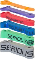 Serious Steel Fitness 37" Resistance Training Bands (Portable Exercise Band System Training Bands- Great for Individuals Looking for Tension Throughout The Exercise) - Image 2