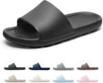 Shower Shoes for Men Women with Arch Support Non Slip Quick Drying Slides College Dorm Bathroom Sandals Pool Slides Lightweight Beach Sandals - Image 2