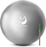Slim Panda Pilates Ball, 9 Inch Small Exercise Ball, Anti Burst Mini Yoga Ball for Stability, Workout, Barre, Core Strength, Physical Therapy, Balance, Stretching - Image 2