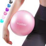 Small Exercise Ball, 9 Inch Mini Pilates Ball, Anti Burst and Slip Resistant Mini Yoga Ball for Stability, Fitness, Physical Therapy, Stretching & Core Strength Workout at Home Gym & Office - Image 2