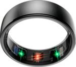 Smart Health Ring Sleep Health Tracker for Women Men with Heart Rate, Blood Oxygen, Sleep Monitor, Steps,Calories, 5ATM Waterproof for iPhone/Android, No Subscription Fee(Black, 9#) - Image 2