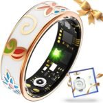 Smart Ring Health Tracker for Women Men, Sleep Tracker with Heart Rate,SpO₂,Blood Pressure, Fitness Ring for Activity Monitoring, No Subscription, Step Tracker Ring for ios&Android (Enamel color,#11) - Image 2