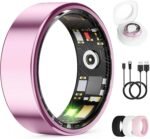 Smart Ring for Women & Men, Health Tracker Ring with Heart Rate, Blood Oxygen,Blood Pressure, IP68 Waterproof Fitness Ring, Sleep Tracker for iPhone and Android, No APP Fee (Lavender Pink, 6#) - Image 2