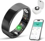 Smart Ring for Women & Men, Health Tracker with Sleep，Exercise Monitoring, iOS&Android Compatible, IP68 Waterproof, No Subscription, 5-Day Battery (Black, 11) - Image 2