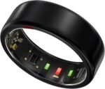 Smart Ring for Women Men- Sleep/Fitness/Stress/Heart Rate Tracker- Menstrual Records - 7 Days Battery Life - Wireless Charging - No APP Subscription - iOS & Android Compatible (Black, Size 11) - Image 2