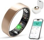 Smart Ring with Sleep Monitoring, 10-Day Battery Life, Stress/Heart Rate/Women's Health Tracker,No APP Subscription, Android & iOS Compatible (Rose Gold, 11) - Image 2