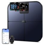 Smart Scale with BMI, Body Fat, Muscle Mass, Digital Scale for Body Weight, 25 Composition Metrics, Large Color Display, Accurate Bathroom Weight Scale with Heart Rate, 400 lbs (Black) - Image 2