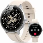 Smart Watch for Android iOS Phones with Bluetooth Call & AI Voice, Fitness Tracker with Heart Rate, SpO2, Sleep & Activity Tracking, IP68 Waterproof Sports Smartwatch for Women Men (White) - Image 2