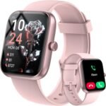 Smart Watch for Women Men with Bluetooth Call, Alexa Built-in Smartwatch, 1.83"DIY Dial Fitness Watch with Sleep Heart Rate Monitor, 110+ Sport Modes, IP68 Waterproof Watch Compatible with Android iOS - Image 2
