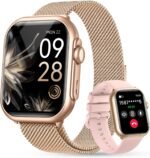 Smart Watch for Women for iPhone Android: 1.85" Smart Watch with 30 Days+ Battery Life Make/Recive Call Heart Rate SpO2 Sleep Monitor 120+ Sport IP68 Waterproof Fitness Tracker Watch Pedometer Reloj - Image 2