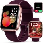 Smartwatch for Women, Compatible with Android & iPhone, 1.8'' Fitness Tracker Watch with Alexa, Call & Notification Alerts, Heart Rate & Sleep Monitor, 120 Sports Modes, Waterproof Watch for Women - Image 2