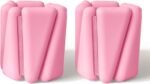 Solaea Straps – Adjustable Wrist & Ankle Weights, 4lb Total (2lb Each) Soft Silicone Set for Pilates, Yoga, Walking & Strength Training (Pink) - Image 2