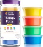 Special Supplies Therapy Putty for Teens and Adults - Resistive Hand Exercise Stress Relief Therapy Putty Kit, Set of 4 Strengths, Three Ounces of Each Putty (Primary Colors) - Image 2