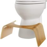 Squatty Potty Slim Teak Toilet Stool - 7-inch Height | Original Bathroom Wood Stool for Natural Positioning - Image 2