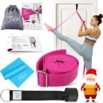 Stretching Strap with Door Anchor & Resistance Band – Leg Stretcher for Improving Flexibility & Splits – Ideal for Ballet, Dance, Cheer, Yoga & Gymnastics – Home Training Equipment for All Levels - Image 2