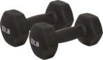 Sunny Health & Fitness Neoprene Coated Hex Shaped Dumbbell Non-Slip Fitness Weights for Home Gym Exercise, Full Body Workout Strength Building, Weight Loss, Sold in Pairs - Sizes - 2LB, 5LB, 8LB, 10LB - Image 2