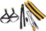Suspension Training System with Dual Rubber Grips & Door Anchor – Adjustable Straps for Full Body Home Workout – Indoor Fitness Resistance Trainer Kit - Image 2