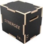 Synergee 3 in 1 Non-Slip Plyometric Box for Jump Training and Conditioning. Wooden Plyo and Soft Plyo Box All In One Jump Trainer. Sizes 20/18/16, 16/14/12 - Image 2