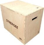 Synergee 3 in 1 Wood Plyometric Box for Jump Training and Conditioning. All in One Jump Trainer. Sizes 30/24/20, 24/20/16, 20/18/16, 16/14/12 - Image 2