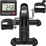 TABEKE Under Desk Bike Pedal Exerciser - Mini Exercise Bike for Arm/Leg Exercise, Pedal Exerciser for Seniors with LCD Display - Image 2