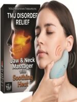 TMJ Relief Products Jaw Massager w/ Soothing Heat, Patented TMJ Massage Tool w/10 Gentle Vibration Modes, Eases TMJ Jaw & Neck Pain, Stiffness, Tension, Headaches, Migraine Relief - Image 2