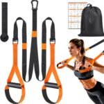 TOBWOLF Home Suspension Straps Training Kit, All in One Compact Resistance Trainer Straps & Door Anchors, Suitable for Home Gyms, Travel, Core Training & Full-Body Fitness - Image 2