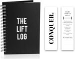 The Lift Log Workout Journal & Bookmark – 6 Month Undated Fitness Journal - Assist in Weight Loss & Weight Lifting Goals - A Workout Log Book, Daily Journal for Your Home Gym & Any Work Out - Image 2