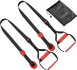 Training All-in-One Suspension Trainer Exercise Equipment Bundle,Bodyweight Fitness Resistance Trainer Kit with Pro Straps for Door Pull up Bar, Anchor Point for Complete Body Workouts V1 - Image 2