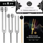 Tuning Forks for Healing Set (128Hz, 256Hz, 512Hz) — Essential Yoga and Meditation Accessories & Sound Therapy Devices - Image 2