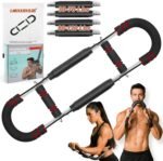 Twister Arm Trainer 4 Adjustable Springs (30-110lbs), Strength Training Equipment, Chest and Arm Trainer for Men & Women, Chest Expander, Portable Gym Equipment & Carry Bag, at Home Workout Exercise - Image 2