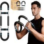 Twister arm Trainer, Adjustable Resistance (40-140 lbs) Chest Workout Equipment,Forearm Power Exercise bar , pectoralis spinalis Device, Portable Detachable Design - Image 2
