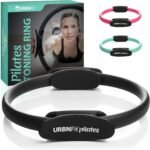URBNFit Pilates Ring - 12" Magic Circle w/Dual Grip, Foam Pads for Inner Thigh Workout, Toning, Fitness & Pelvic Floor Exercise - Yoga Rings w/Bonus Exercise Guide - Image 2