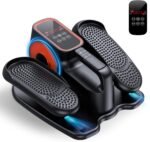 Under Desk Elliptical, Elliptical Leg Exerciser for Seniors, Home Portable Elliptical with Remote Control and 12 Adjustable Speeds, Electric Seated Pedal Exerciser - Image 2