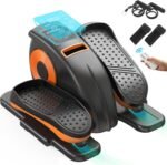 Under Desk Elliptical Machine, Ellipse Leg Exerciser as Seen on TV for Seniors with 12 Speeds, Mini Electric Seated Eclipse Exercise Training, Quiet & Portable Pedal Exerciser with Remote Control - Image 2