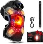 Upgraded PRO Red Light Therapy Knee Brace & 4 Vibration Massage - Rechargeable Controller, 660nm&850nm Red Light Therapy Heated Device for Knee/Elbow/Shoulder - Image 2
