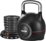 VEVOR Kettlebell, Adjustable Kettlebell with 7 Weight Levels, Die-Cast Aluminum and ABS Material, for Grip Strength Training, Full-body Workout & Cross-Training - Image 2