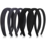 Velvet Headbands for Women and Teens, 6PCS Non-Slip Padded Hairbands with 3 Width Options (0.6", 0.8", 1.2"), Soft Comfortable Hair Accessories for Daily Wear, Makeup, Sports, and Gifts - Image 2