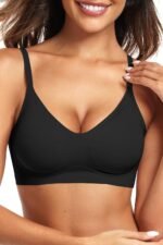 Vertvie Womens Seamless Bra No Underwire Comfort Push Up Bras Buttery Soft Wireless Bralette Full Coverage Sport Everyday Bra - Image 2