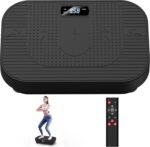 Vibration Plate Exercise Machine, 330LBS Capacity, 200 Adjustable Speeds for Lymphatic Drainage & Weight Loss, 10 Modes Whole Body Workout Platform - Image 2