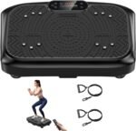 Vibration Plate Exercise Machine 450 Lbs Capacity,Vibrating Plate for Lymphatic Drainage,Power Shake Plate 199 Speeds for Weight Loss,Full Body Vibration Platform Machines for Women Men - Image 2