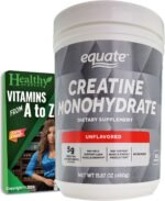 Vital Volumes Tips Card and Equate Creatine Monohydrate - 15.87 Oz (450g) - 5g Per Serving - 90 Servings - Image 2