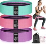 WALITO Resistance Bands for Working Out, Fabric Exercise Bands for Legs and Butt, Workout Bands for Women and Men, Booty Band for Yoga Starter Set, Pilates, Rehab, Fitness and Home Workout - Image 2