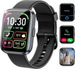 WMK Smart Watches for Men Women, Alexa Built-in,1.83" Display Smartwatch Compatible iPhone/Android (Answer/Make Call), 3ATM Waterproof Fitness Tracker with Heart Rate/SpO2/Sleep Monitor,120+ Sport - Image 2